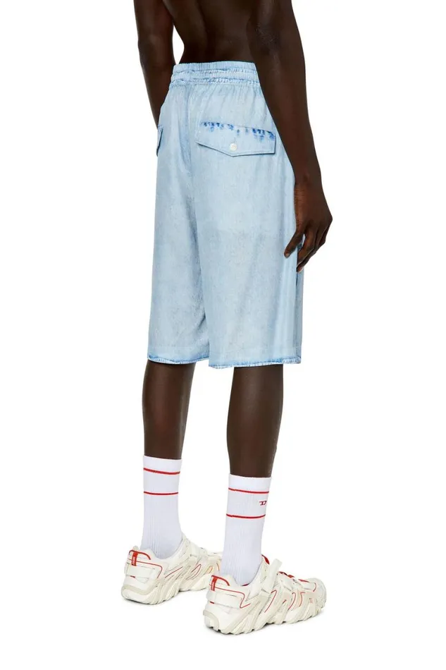 MenWomen Diesel Pants and Shorts PFERGDNM Light Blue