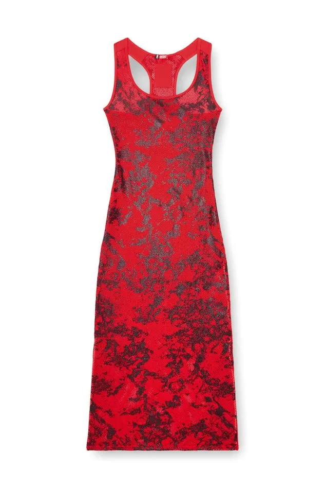 MenWomen Diesel Savage X Fenty FISHNETSLEEPSLIP Redblack MenWomen Diesel Savage X Fenty FISHNETSLEEPSLIP Redblack