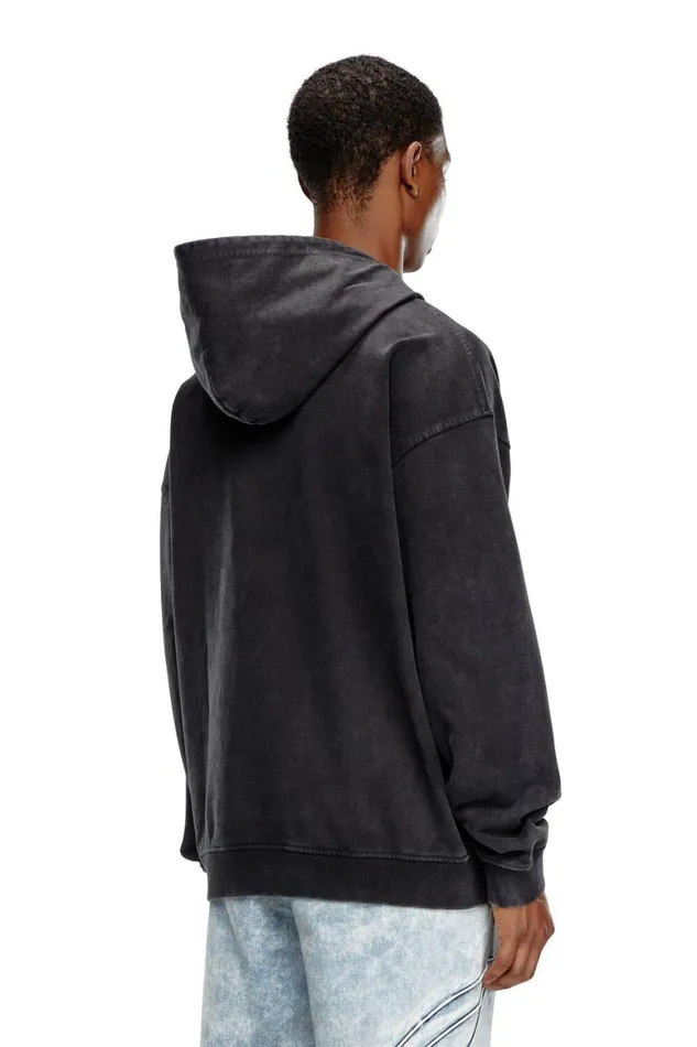 MenWomen Diesel Sweatshirts and Hoodies SBOXTHOODQ7 Black