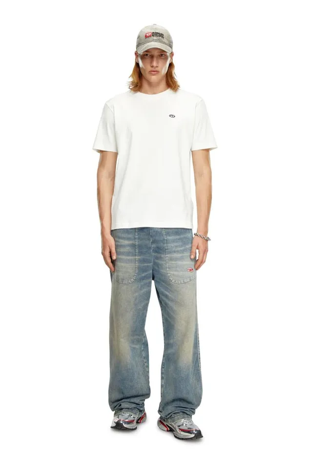 MenWomen Diesel TShirts and Polos TADJUSTDOVALPJ White