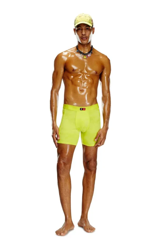 MenWomen Diesel Underwear FLOCKEDBOXERBRIEFS Green Fluo MenWomen Diesel Underwear FLOCKEDBOXERBRIEFS Green Fluo