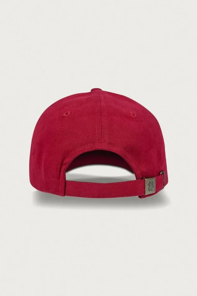 MenWomen Lucky Brand Hats Lucky 1990 Embroidered Dad Hat Dark Red