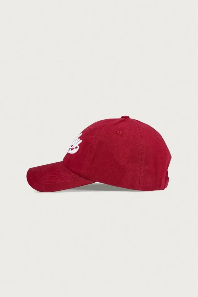 MenWomen Lucky Brand Hats Lucky 1990 Embroidered Dad Hat Dark Red