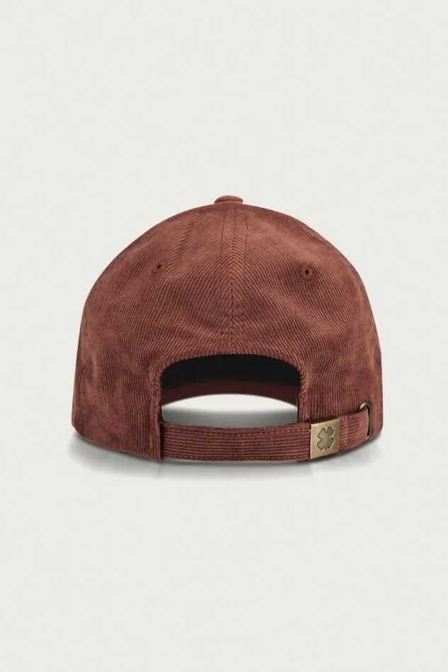 MenWomen Lucky Brand Hats Lucky Corduroy Baseball Hat Rustcopper