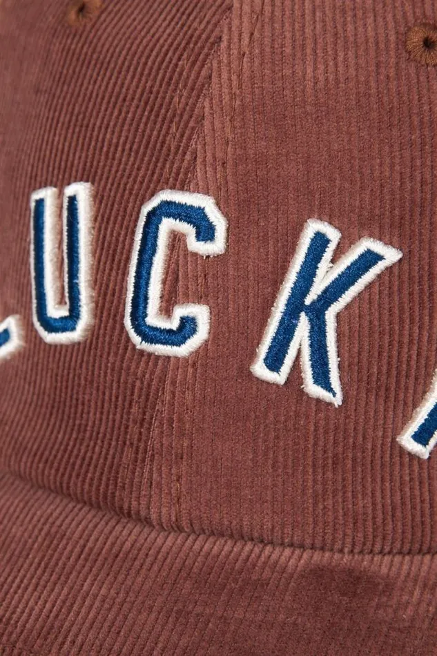 MenWomen Lucky Brand Hats Lucky Corduroy Baseball Hat Rustcopper