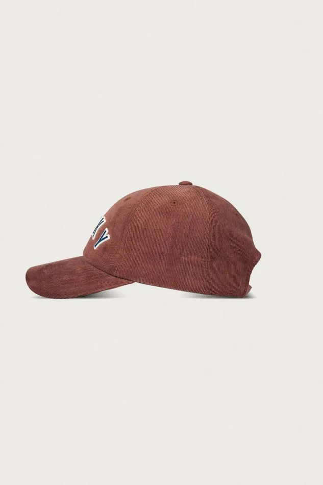 MenWomen Lucky Brand Hats Lucky Corduroy Baseball Hat Rustcopper