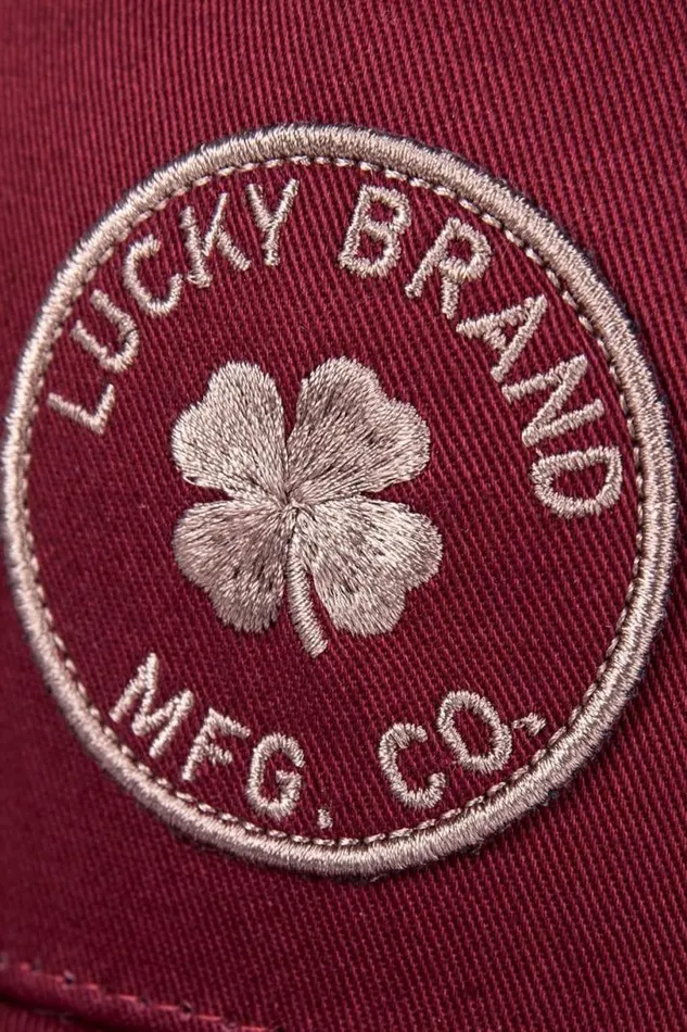 MenWomen Lucky Brand Hats Lucky Mfg Co Patch Hat Light Pink