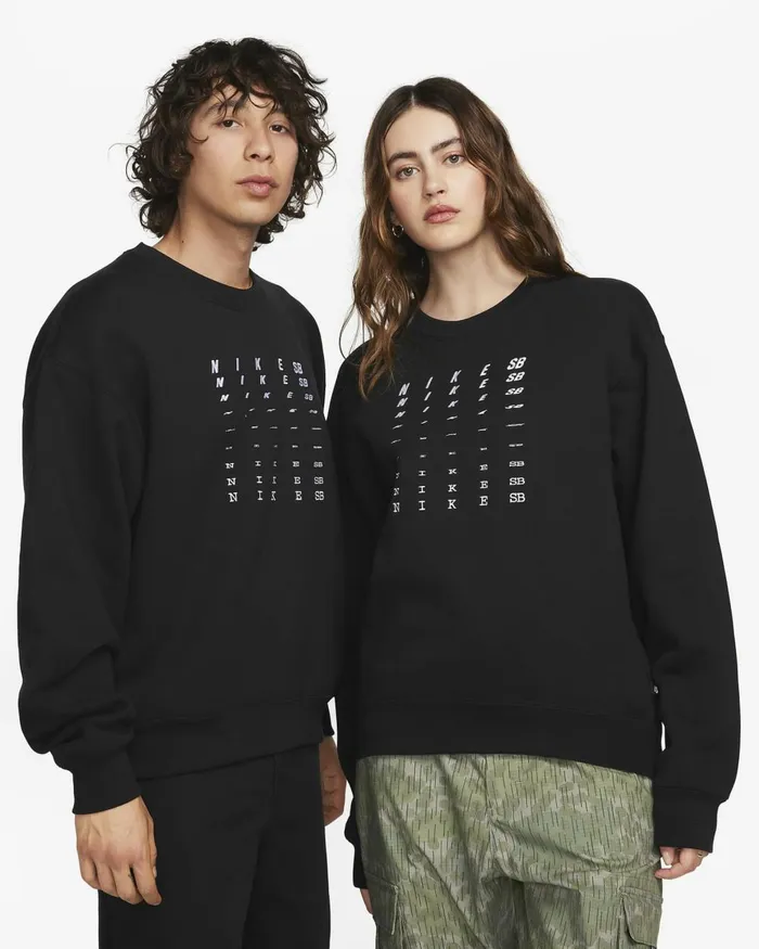 MenWomen Nike Hoodies And Sweatshirts SB Black