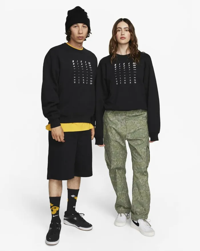 MenWomen Nike Hoodies And Sweatshirts SB Black