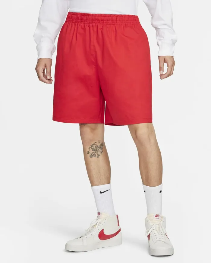 MenWomen Nike Shorts SB Skyring University Red