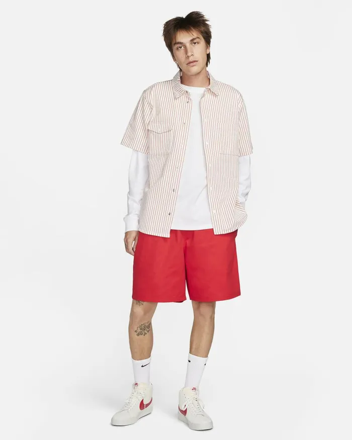 MenWomen Nike Shorts SB Skyring University Red