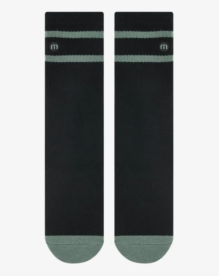 MenWomen Socks TravisMathew HIGHWAY TOWN CREW SOCK Black