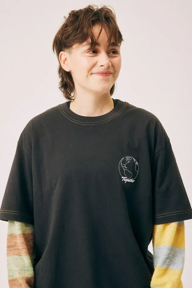 MenWomen Tops Cotton On Born This Way Foundation Tee Washed Black