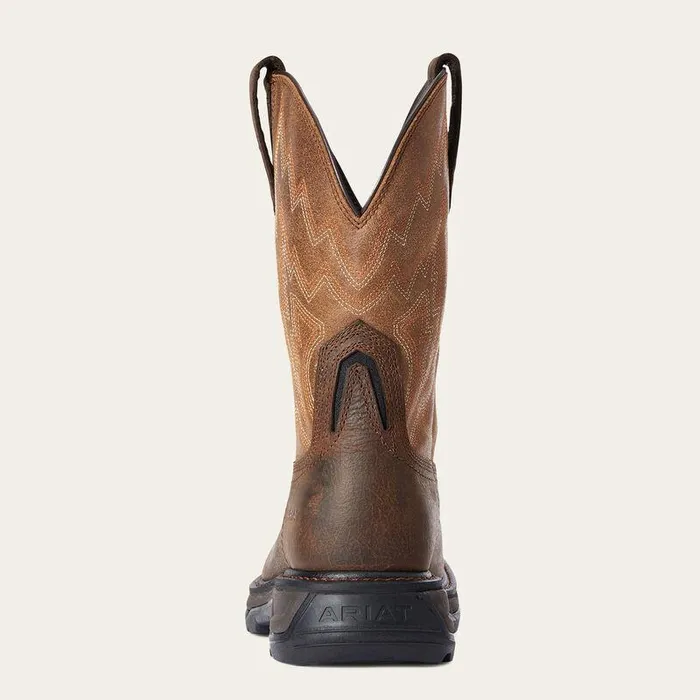 Men Work Boots Ariat Big Rig Work Boot Rye Brown