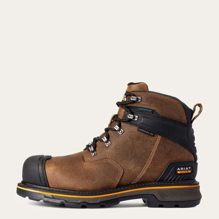 Men Work Boots Ariat Stump Jumper 6quot Waterproof Composite Toe Work Boot Dark Hickory Men Work Boots Ariat Stump Jumper 6quot Waterproof Composite Toe Work Boot Dark Hickory