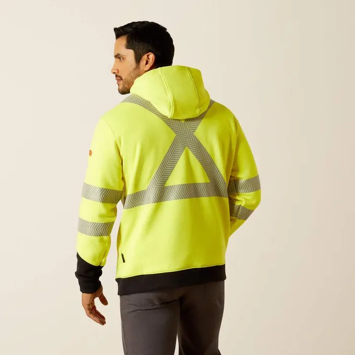 Men Workwear Ariat FR HiVis Hoodie Hivis Yellow
