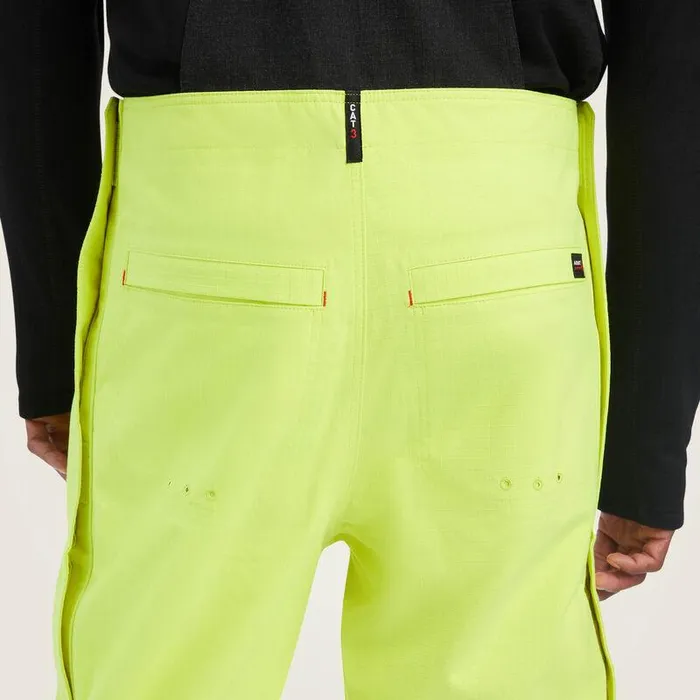 Men Workwear Ariat FR HiVis Waterproof Bib Hivis Yellow Men Workwear Ariat FR HiVis Waterproof Bib Hivis Yellow