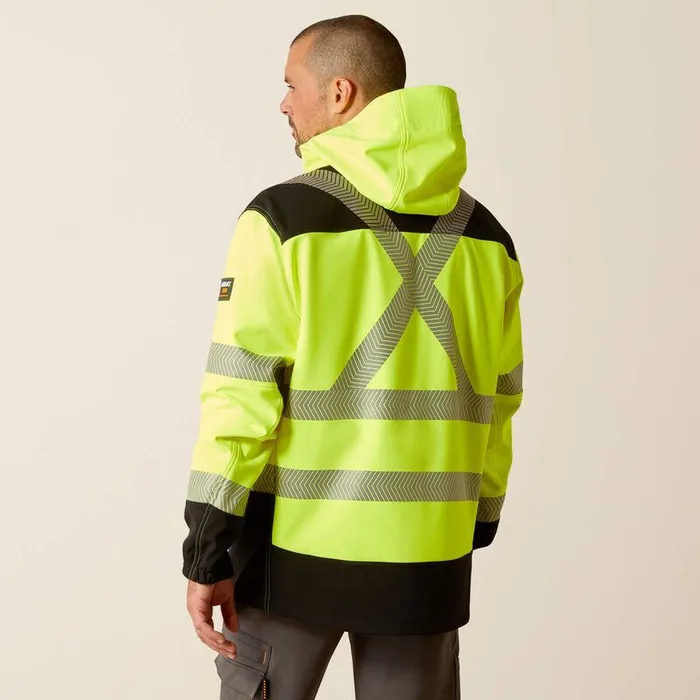 Men Workwear Ariat Rebar HiVis Softshell Jacket Hivis Yellow Men Workwear Ariat Rebar HiVis Softshell Jacket Hivis Yellow