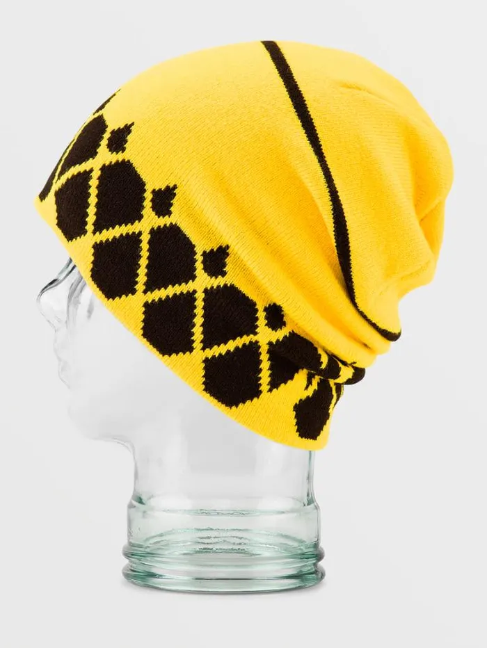 Mens Hats and Beanies Volcom Billbrd Beanie 8211 Bright Yellow