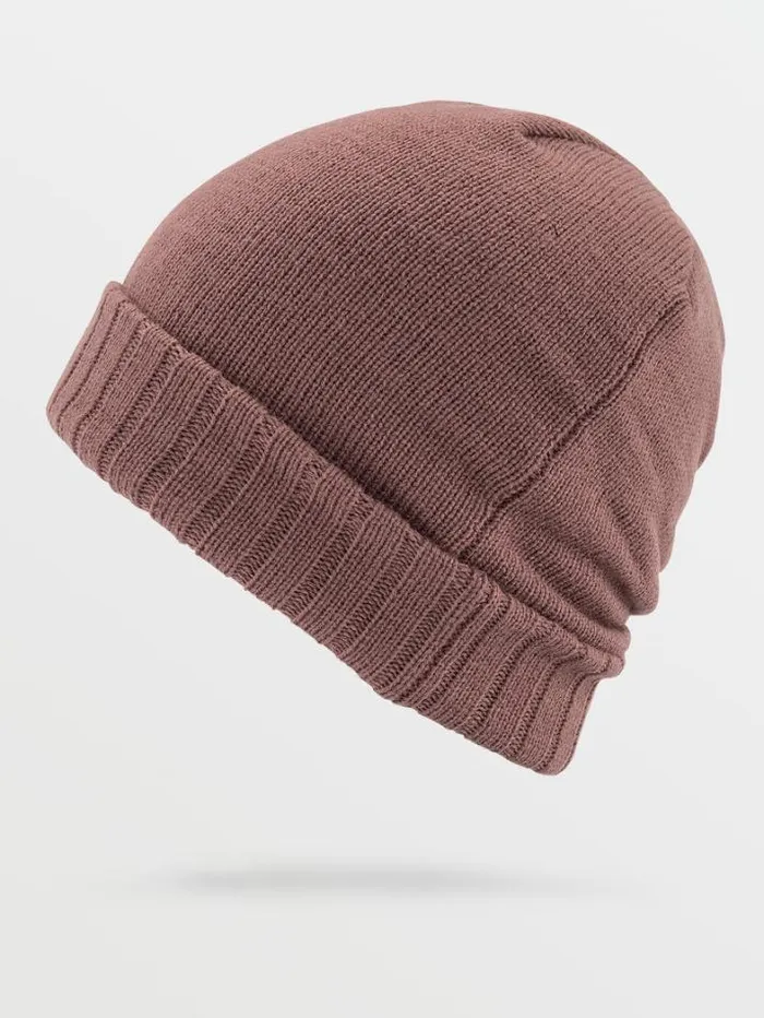 Mens Hats and Beanies Volcom Ribbington Beanie 8211 Bordeaux Brown