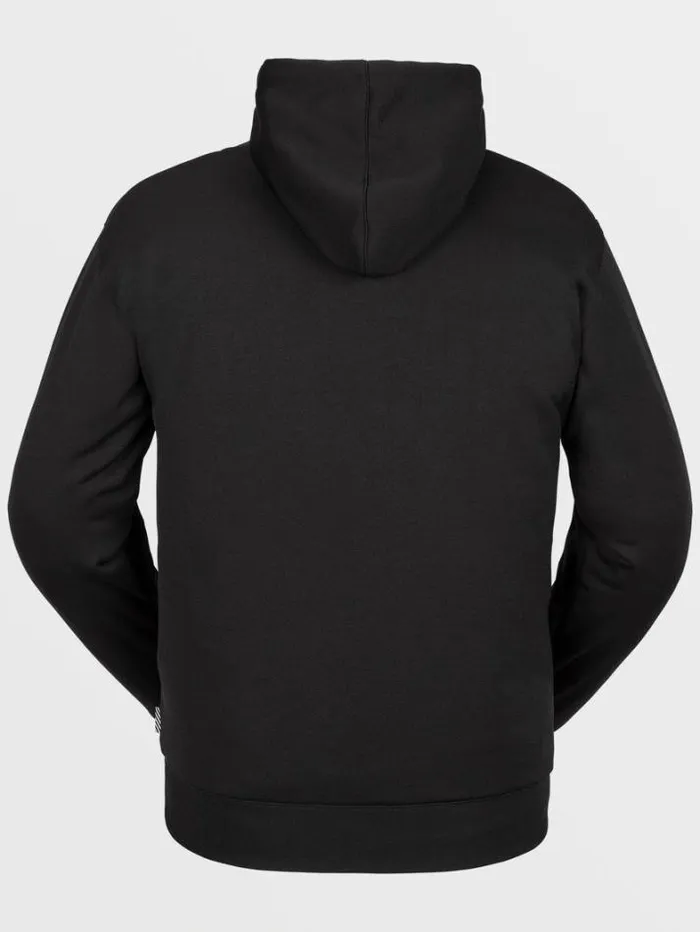 Mens Hoodies and Sweatshirts Volcom Core Hydro Fleece Hoodie 8211 Black