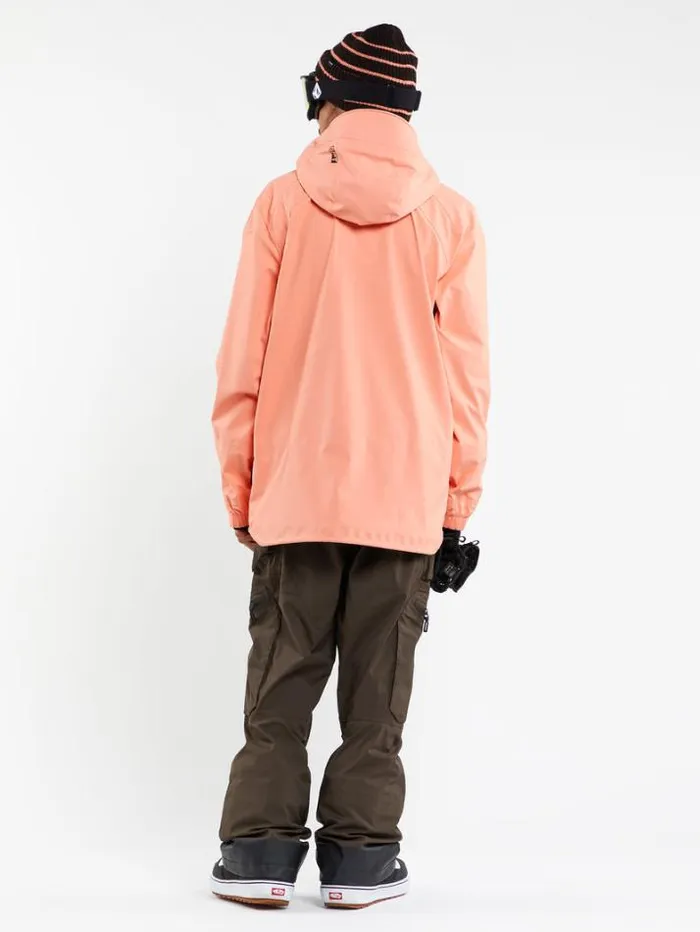 Mens Jackets Volcom Guch Stretch Gore Jacket 8211 Peach