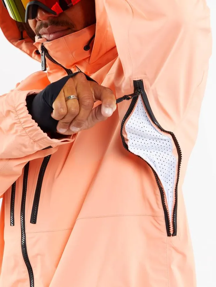 Mens Jackets Volcom Guch Stretch Gore Jacket 8211 Peach