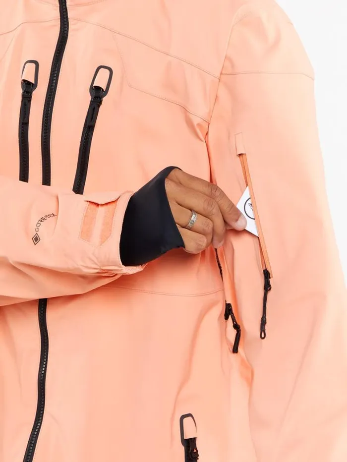 Mens Jackets Volcom Guch Stretch Gore Jacket 8211 Peach