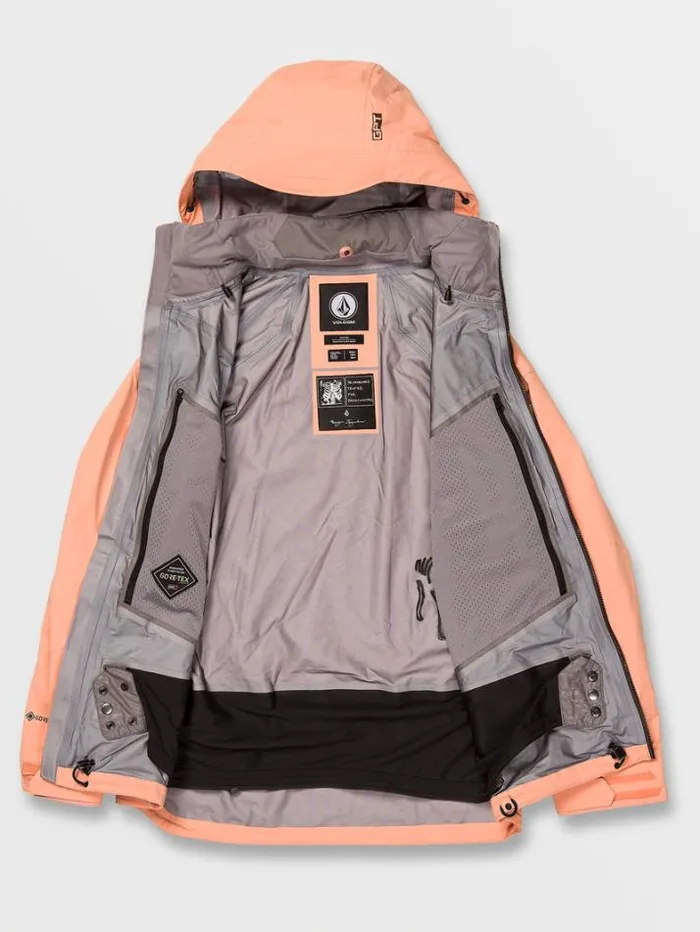 Mens Jackets Volcom Guch Stretch Gore Jacket 8211 Peach