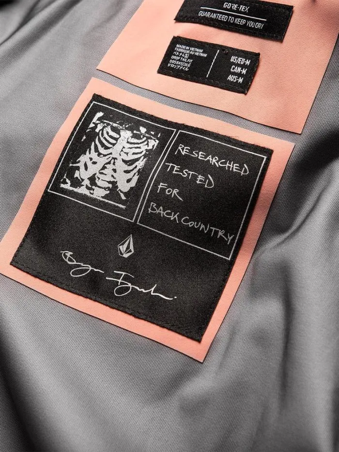 Mens Jackets Volcom Guch Stretch Gore Jacket 8211 Peach