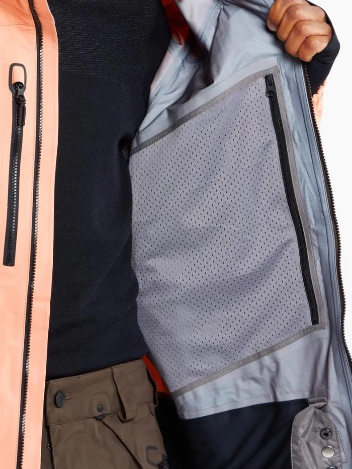 Mens Jackets Volcom Guch Stretch Gore Jacket 8211 Peach