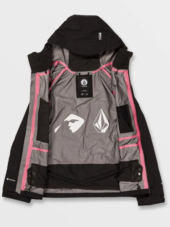Mens Jackets Volcom Guide GoreTex Jacket 8211 Black