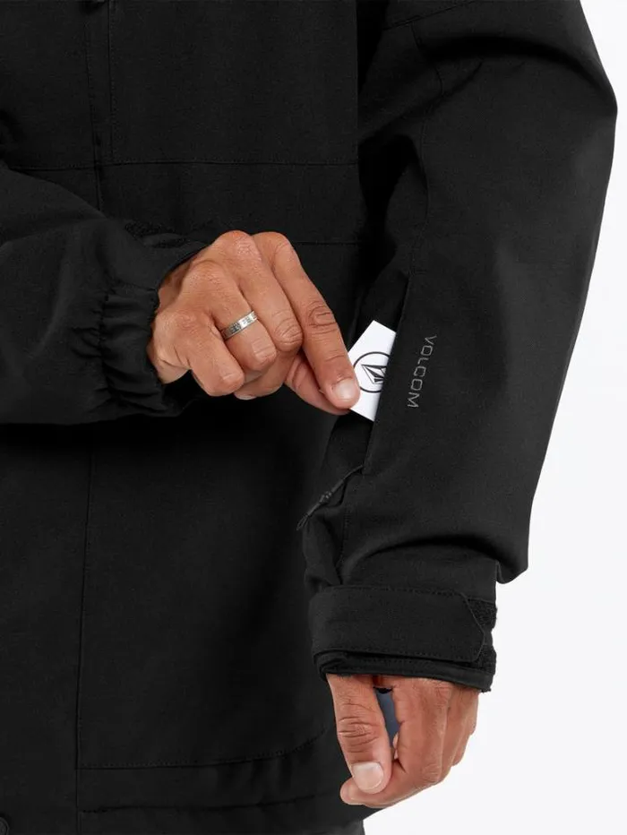 Mens Jackets Volcom VCo Op Insulated Jacket 8211 Black