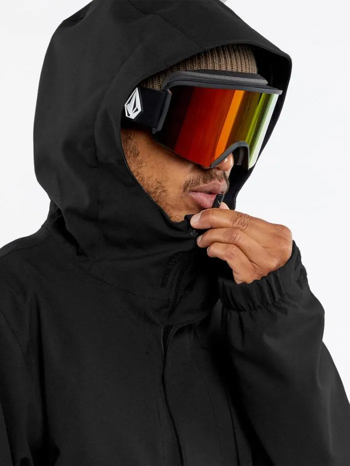 Mens Jackets Volcom VCo Op Insulated Jacket 8211 Black