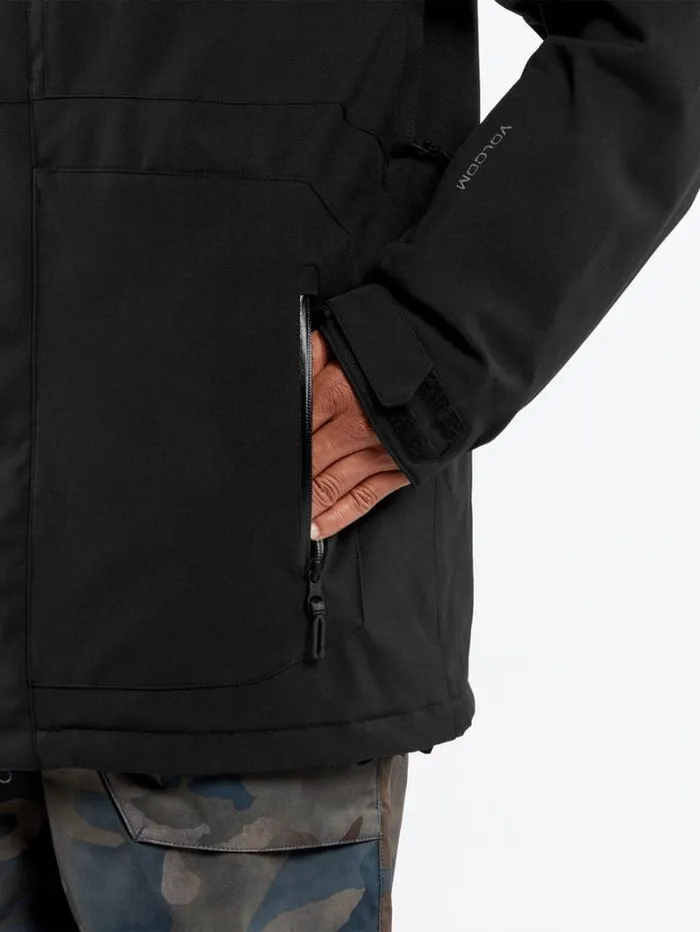 Mens Jackets Volcom VCo Op Insulated Jacket 8211 Black