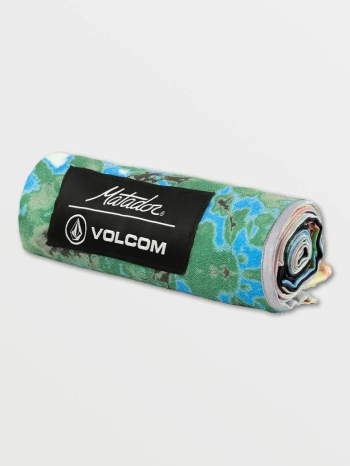 MensKids Accessories Volcom X Matador Packable Beach Towel 8211 Tie Dye