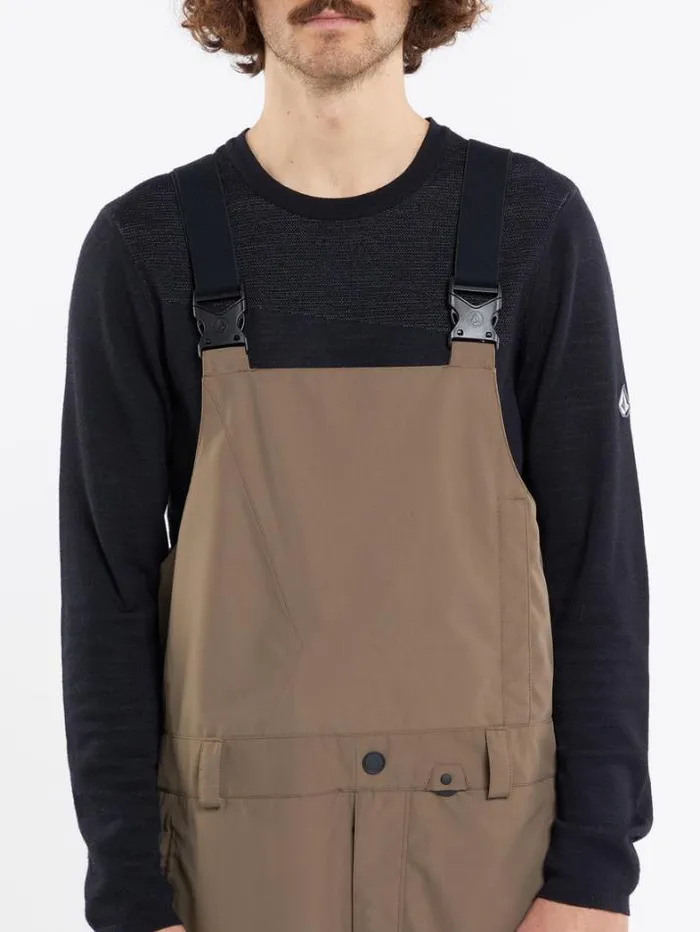 Mens Pants Volcom VCo Sparta Bib Overall 8211 Teak