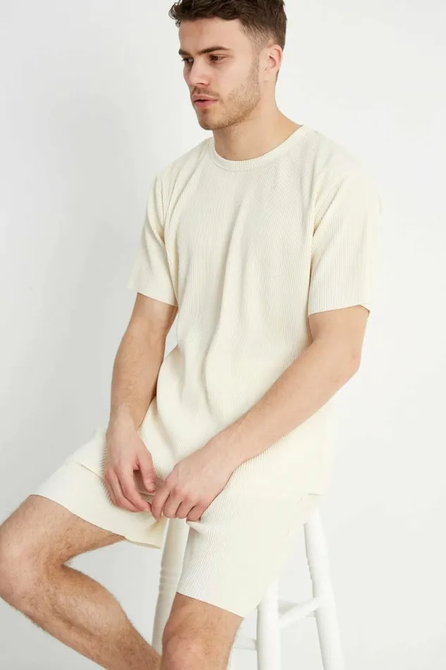 Mens Renoir Twin Set Shorts 8211 Cream Jameson Carter Twin Sets