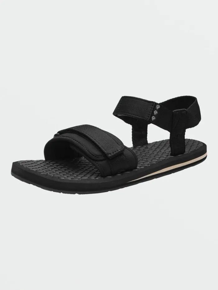 Mens Sandals Volcom VCo Trail Sandals 8211 Black