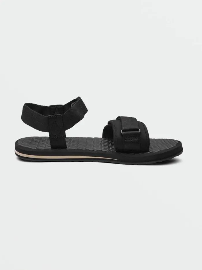 Mens Sandals Volcom VCo Trail Sandals 8211 Black