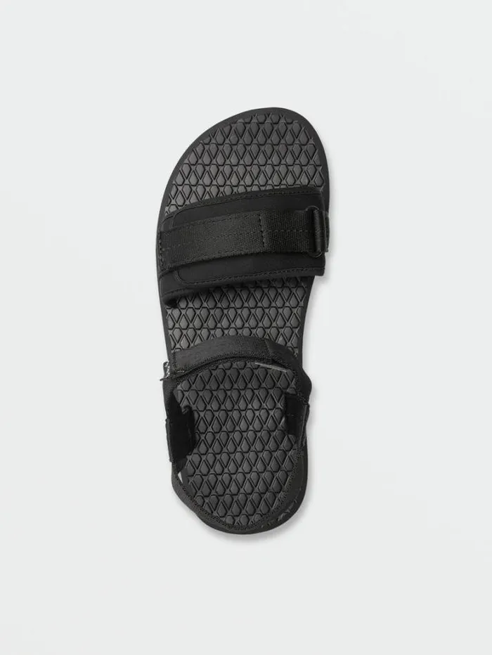 Mens Sandals Volcom VCo Trail Sandals 8211 Black