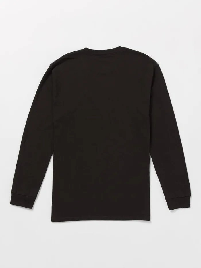 Mens TShirts and Tanks Volcom Cheezmoso Long Sleeve Tee 8211 Black