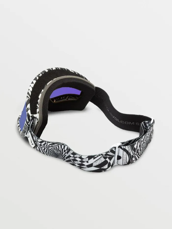MensWomensKids Goggles Volcom Yae Goggle 8211 Op Art Purple ChromeBL