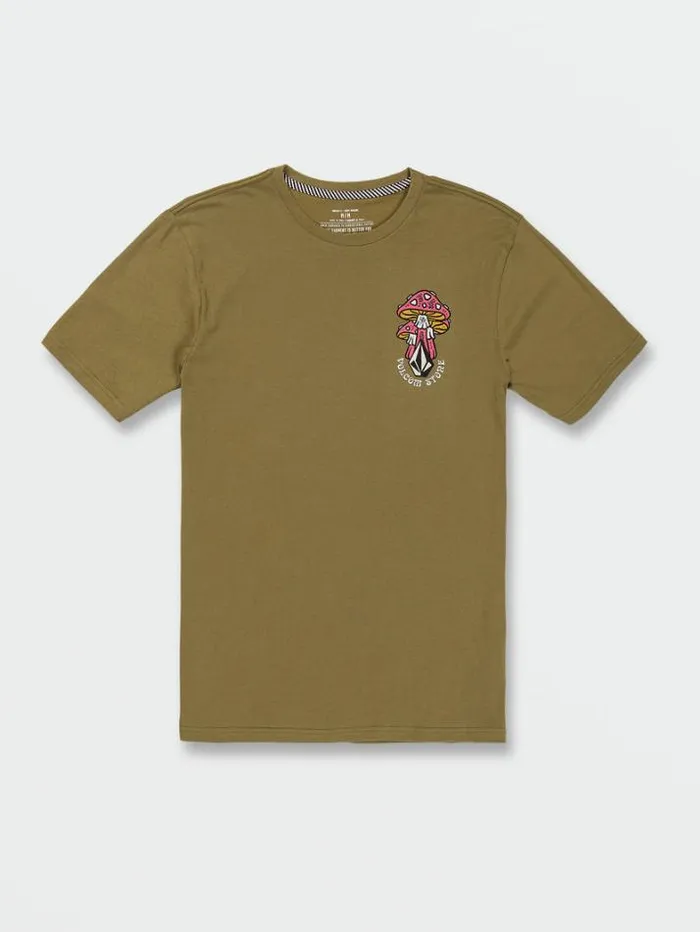 MensWomens Mountain Biking Volcom Farm To Yarn Psychike Short Sleeve Tee 8211 Old Mill