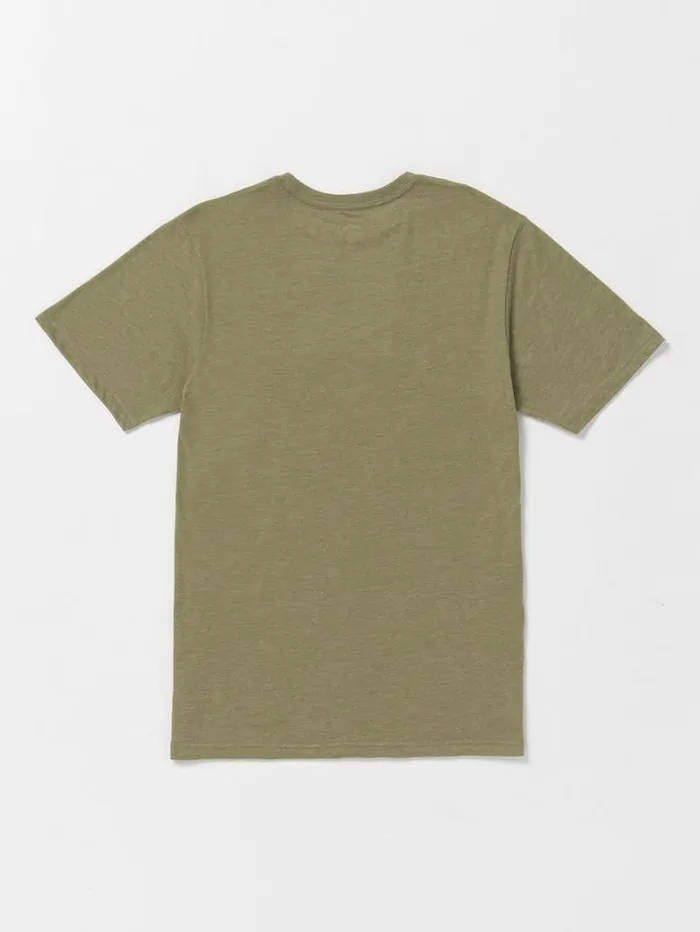 MensWomens Mountain Biking Volcom Stone Link Short Sleeve Tee 8211 Thyme Green Heather
