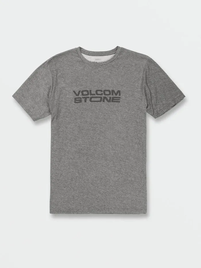 MensWomensWorkwear Mountain Biking Volcom Euroslash Tech Short Sleeve Tee 8211 Charcoal Heather