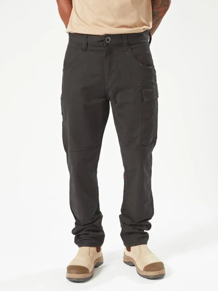 MensWorkwear Pants Volcom Caliper Work Pants 8211 Black