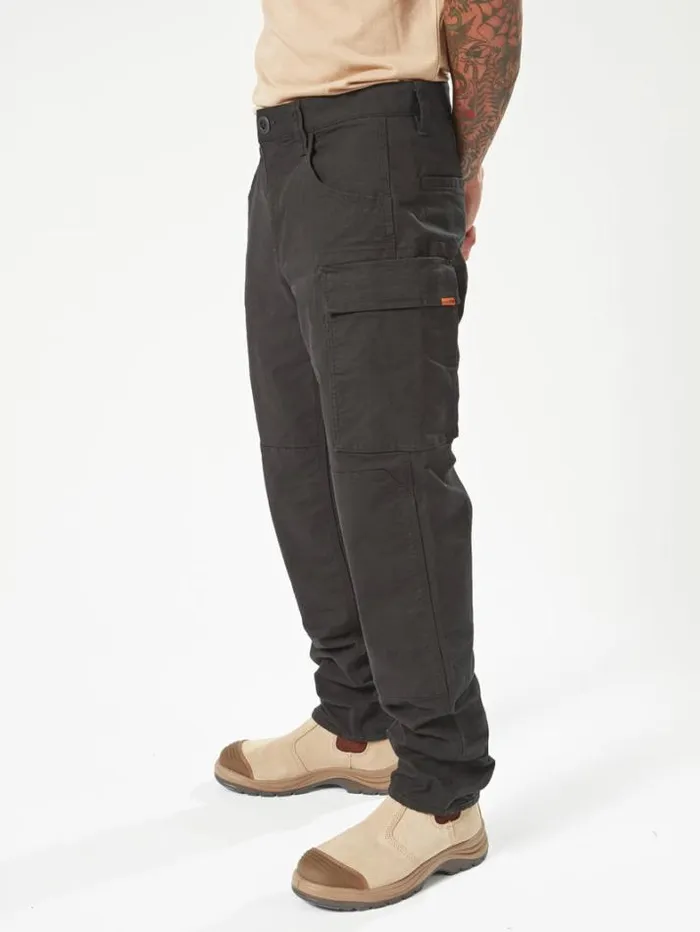 MensWorkwear Pants Volcom Caliper Work Pants 8211 Black