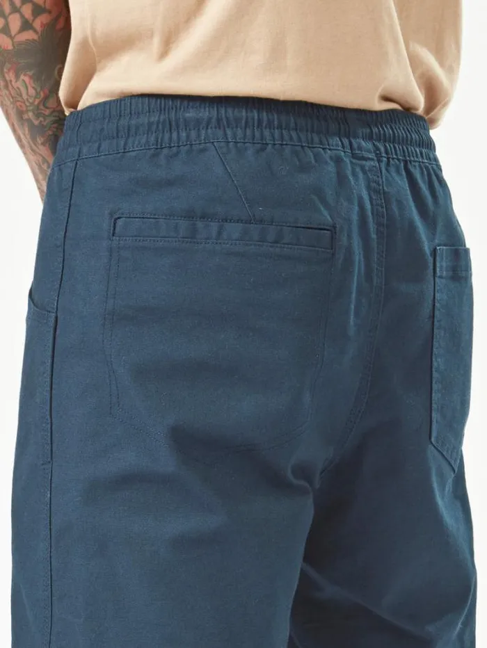 MensWorkwear Shorts Volcom Caliper Elastic Waist Shorts 8211 Navy