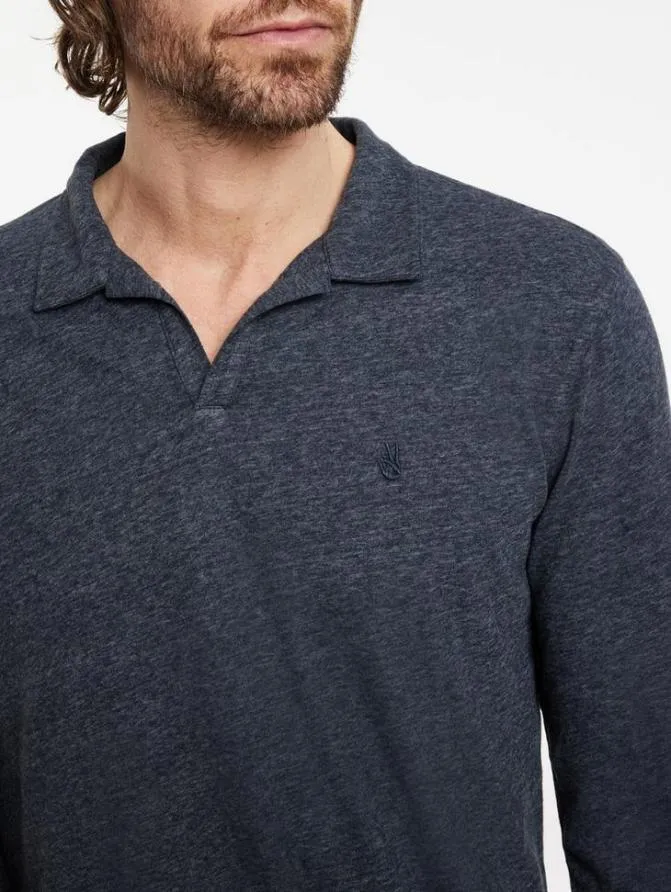 MERCURY POLO Navy Clothing John Varvatos Polos